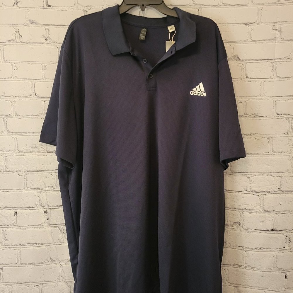 DESIGNED TO MOVE 3-STRIPES POLO SHIRT - Picture 1 of 6